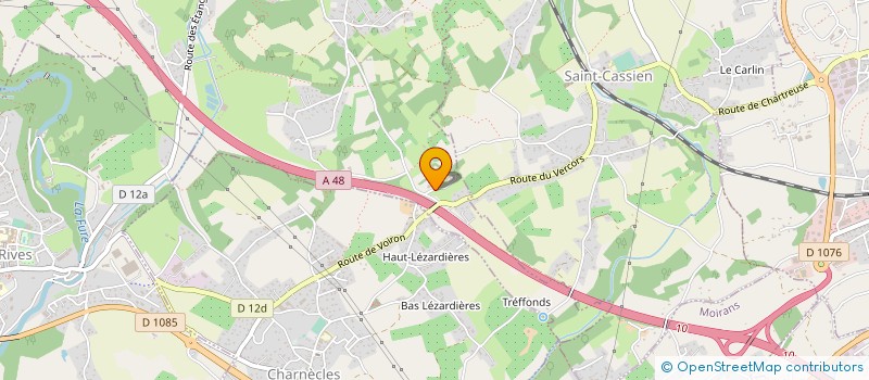 localisation de l'entreprise CONCEPTION ET ETUDES TECHNIQUES DE LA BIEVRE- C.E.T.B.  REAUMONT