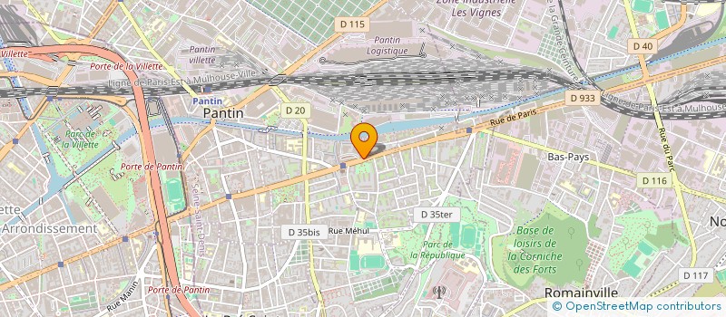 localisation de l'entreprise CONCEPTION ET REGIE D'EVENEMENTS à PANTIN