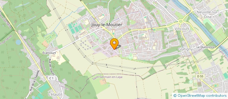 localisation de l'entreprise CONCEPTION ETUDE CABLAGE ELECTRONIQUE à JOUY-LE-MOUTIER