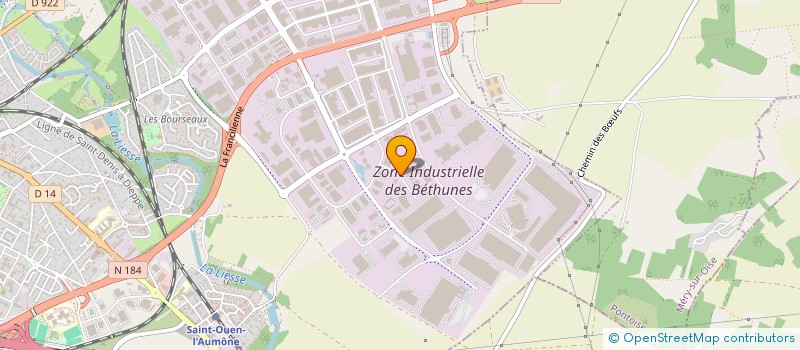 localisation de l'entreprise CONCEPTION ETUDE ET REALISATION DE PROTOTYPES INDUSTRIELS  SAINT-OUEN-L'AUMONE