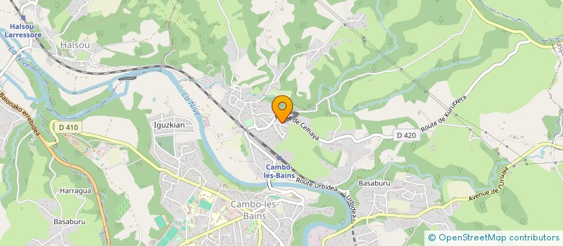 localisation de l'entreprise CONCEPTION ETUDES REALISATIONS à CAMBO-LES-BAINS