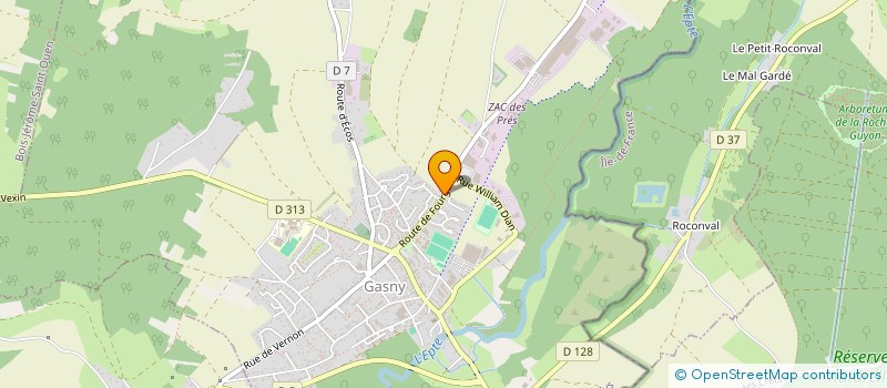 localisation de l'entreprise CONCEPTION FABRIC ASSIST PAR ORDINATEUR à GASNY