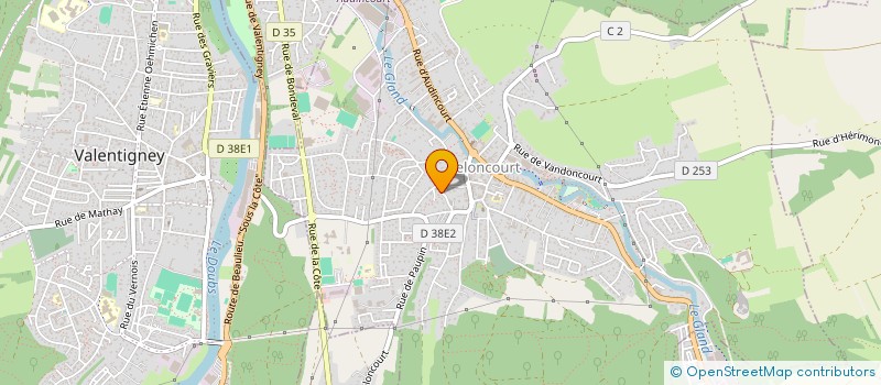 localisation de l'entreprise CONCEPTION'FLAMM SAS  SELONCOURT