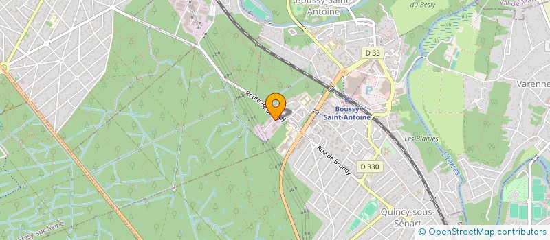 localisation de l'entreprise CONCEPTION GRAVURE IDENTIFICATION TECHNIQUE COGIT  QUINCY-SOUS-SENART