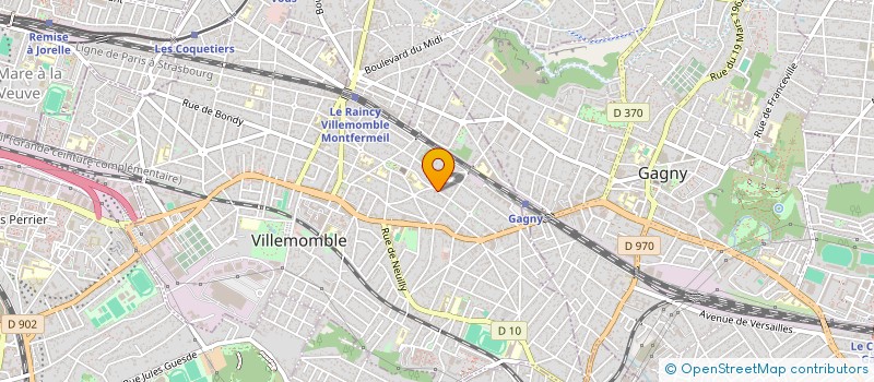 localisation de l'entreprise CONCEPTION INSTALLATION MAINTENANCE ET ETUDE  VILLEMOMBLE