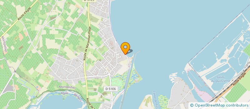 localisation de l'entreprise CONCEPTION METALLIQUE ASPIRANAISE à MARSEILLAN