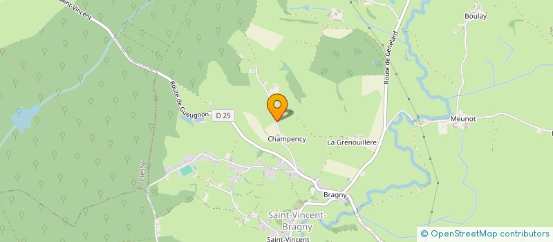 localisation de l'entreprise CONCEPTION ORGANISATION GESTION DES ETUDES ENERGETIQUES  SAINT-VINCENT-BRAGNY