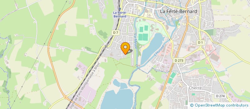 localisation de l'entreprise CONCEPTION PACKAGING  LA FERTE-BERNARD