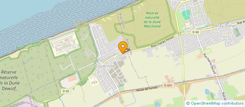 localisation de l'entreprise CONCEPTION PERMIS SERVICE  ZUYDCOOTE