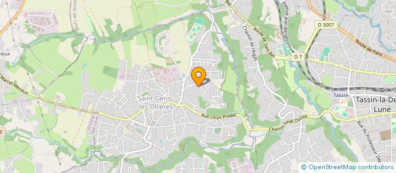 localisation de l'entreprise CONCEPTION PRODUCTION ELECTRONIQUE SERVICES  SAINT-GENIS-LES-OLLIERES