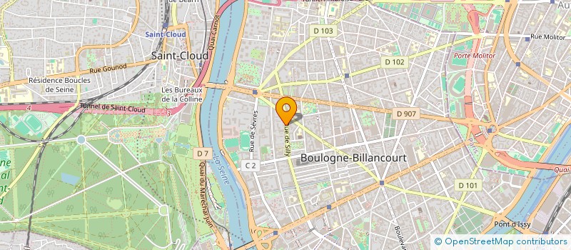 localisation de l'entreprise CONCEPTION REALISAT ETUDES ARTISTIQ TECH à BOULOGNE-BILLANCOURT