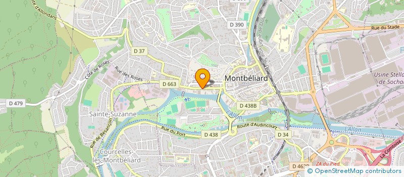 localisation de l'entreprise CONCEPTION REALISAT REHABILI IMMOBILIER à MONTBELIARD