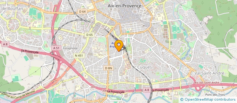 localisation de l'entreprise CONCEPTION REALISATION GENIE CLIMATIQUE à AIX EN PROVENCE