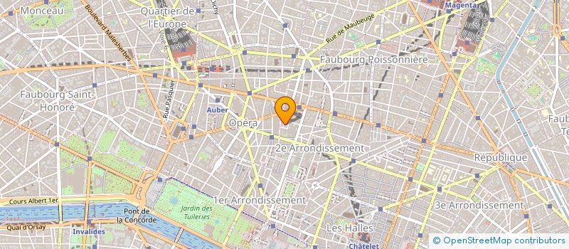 localisation de l'entreprise CONCEPTION REALISATION GRAPHIQUE à PARIS