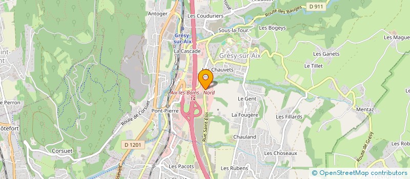 localisation de l'entreprise CONCEPTION REALISATION INVESTISSEMENT - CRI  GRESY-SUR-AIX