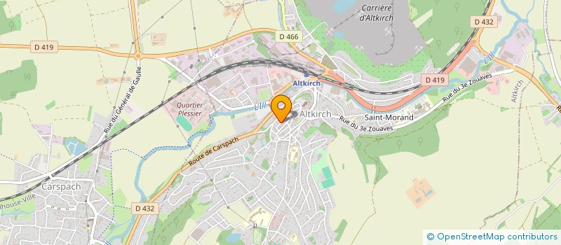 localisation de l'entreprise CONCEPTION REALISATION MORGANTI à ALTKIRCH