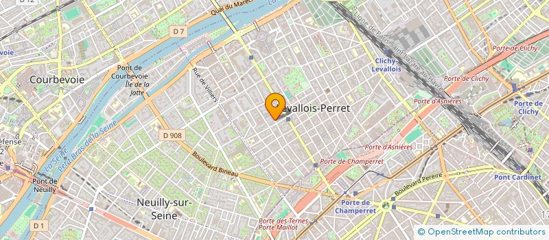 localisation de l'entreprise CONCEPTION&RENOVATION à LEVALLOIS-PERRET