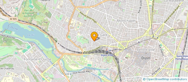 localisation de l'entreprise CONCEPTION RENOVATION à DIJON