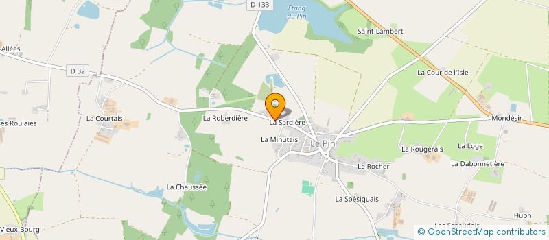 localisation de l'entreprise CONCEPTION RENOVATION A COUT OBJECTIF à LE PIN
