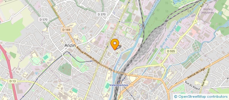 localisation de l'entreprise CONCEPTION SERVICES CANALISATION à VALENCIENNES