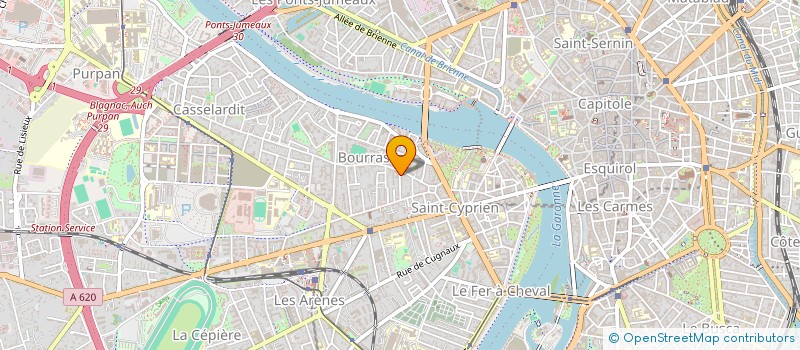 localisation de l'entreprise CONCEPTION STRUCTURES PINEAU à TOULOUSE