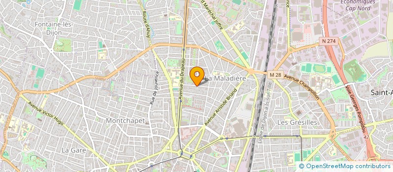localisation de l'entreprise CONCEPTION TECHNIQUE DE L EVENEMENT à DIJON