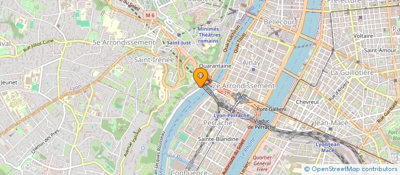 localisation de l'entreprise CONCEPTION TERTIAIRE à LYON