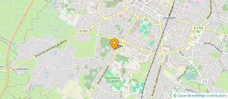 localisation de l'entreprise CONCEPTION TRAVAUX à CHALLANS