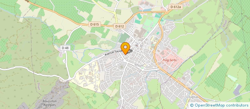 localisation de l'entreprise CONCEPTION USINAGE BOIS à THUIR