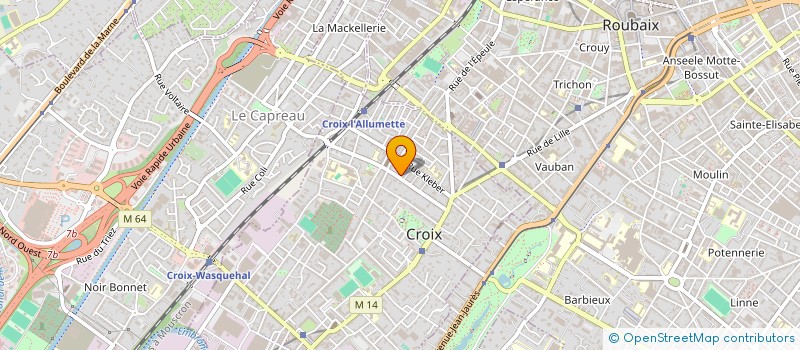 localisation de l'entreprise CONCEPTION & VOUS à CROIX