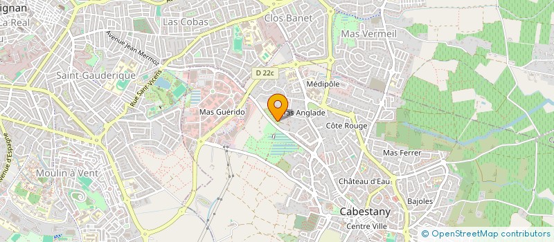 localisation de l'entreprise CONCEPTIONS ET REALISATIONS IMMOBILIERES à CABESTANY