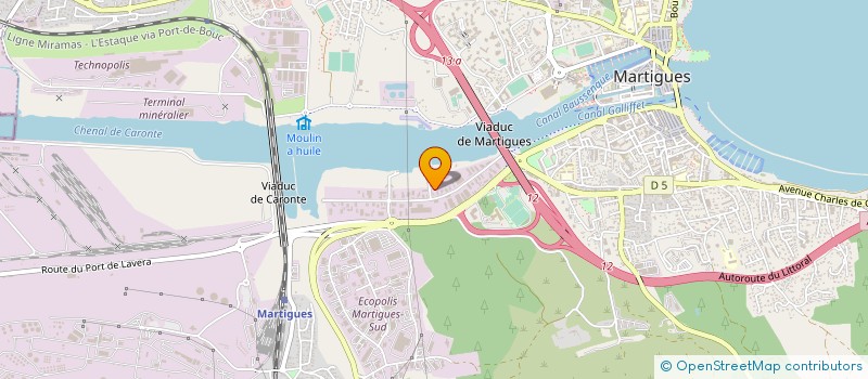 localisation de l'entreprise CONCEPTIONS INSTALLAT TRACAGE ELECTRIQUE à MARTIGUES