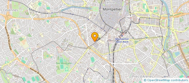 localisation de l'entreprise CONCEPTIONS VIDEO REALISATIONS à MONTPELLIER