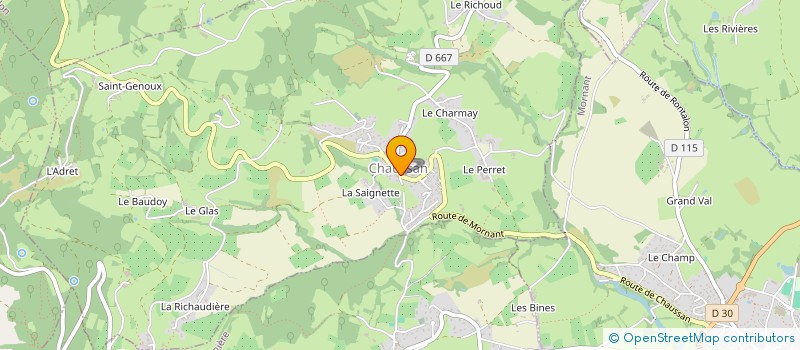 localisation de l'entreprise CONCEPTPLAC  CHAUSSAN