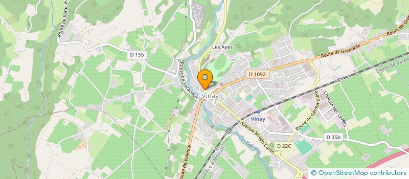 localisation de l'entreprise CONCEPTS CREATIONS CONSTRUCTIONS 3 C  VINAY