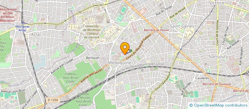 localisation de l'entreprise CONCEPTS CUISINES PRO à BORDEAUX