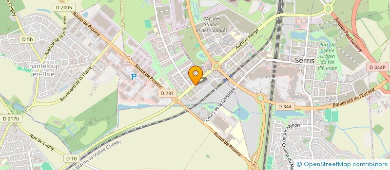 localisation de l'entreprise CONCEPTS DE SECURISATION à MONTEVRAIN