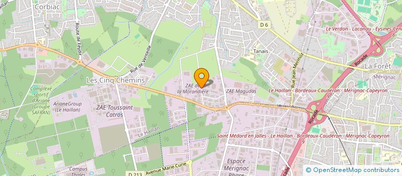 localisation de l'entreprise CONCEPTS ET APPLICATIONS LOGISTIQUES à LE HAILLAN