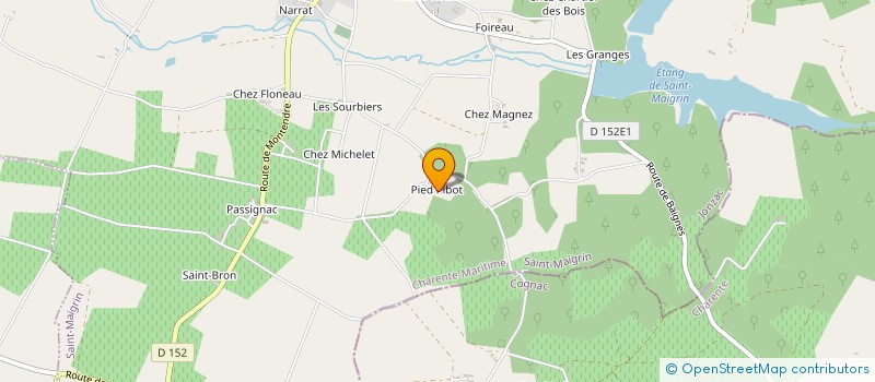 localisation de l'entreprise CONCEPTS ET CREATIONS DE PIED PIBOT  SAINT-MAIGRIN