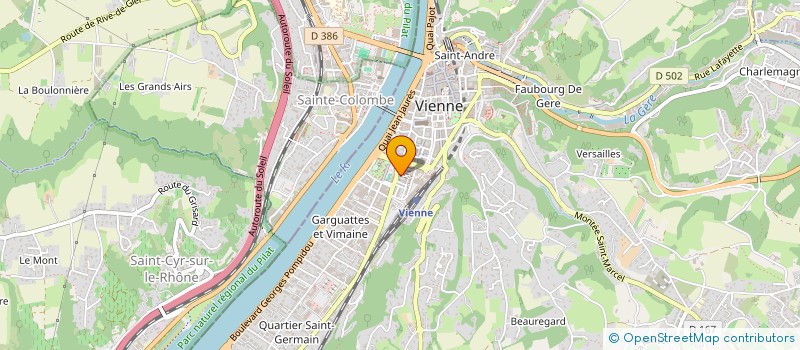 localisation de l'entreprise CONCEPTS ET RESTAURATION  VIENNE