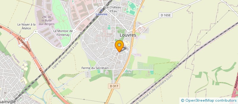 localisation de l'entreprise CONCEPTS HOUSE à LOUVRES