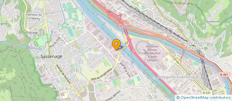 localisation de l'entreprise CONCEPTS SERVICES à SASSENAGE