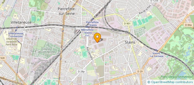 localisation de l'entreprise CONCEPTS & SOLUTIONS à STAINS