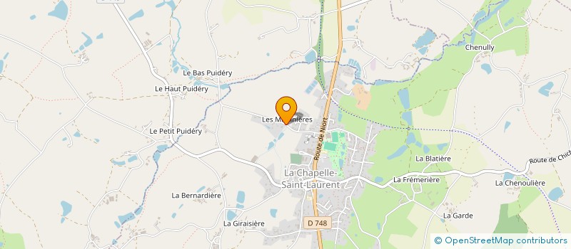 localisation de l'entreprise CONCEPTS TECHNIQUES AMENAGEMENTS TERRITOIRES - C T A T  LA CHAPELLE-SAINT-LAURENT