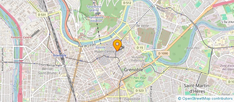 localisation de l'entreprise CONCEPTS & TENDANCES à GRENOBLE