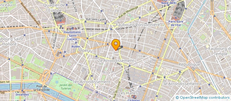 localisation de l'entreprise CONCEPTUS à PARIS