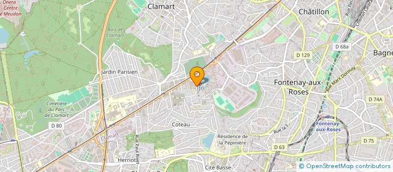 localisation de l'entreprise CONCEPTYS à CLAMART