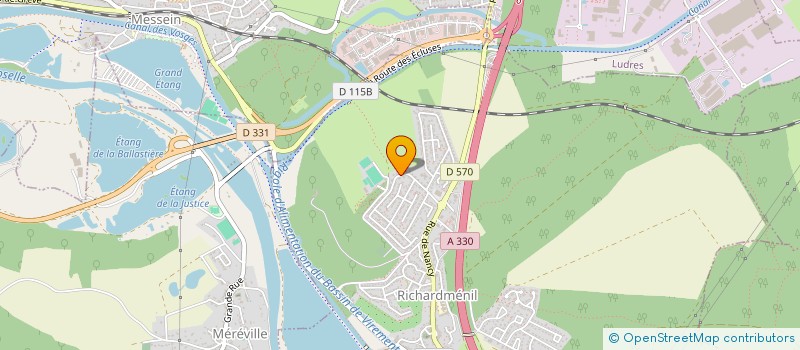 localisation de l'entreprise CONCERT ROYAL DE NANCY  RICHARDMENIL