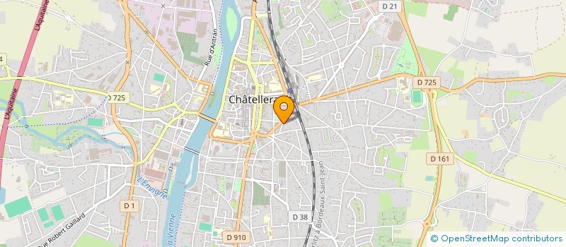 localisation de l'entreprise CONCERT STADE 2000  CHATELLERAULT