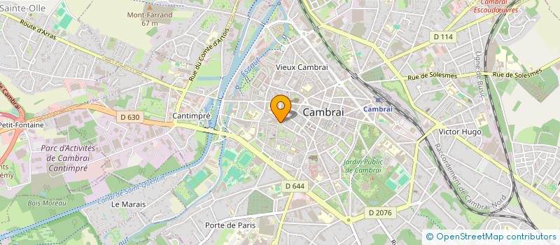 localisation de l'entreprise CONCERTINO HAINAUT CAMBRESIS  CAMBRAI